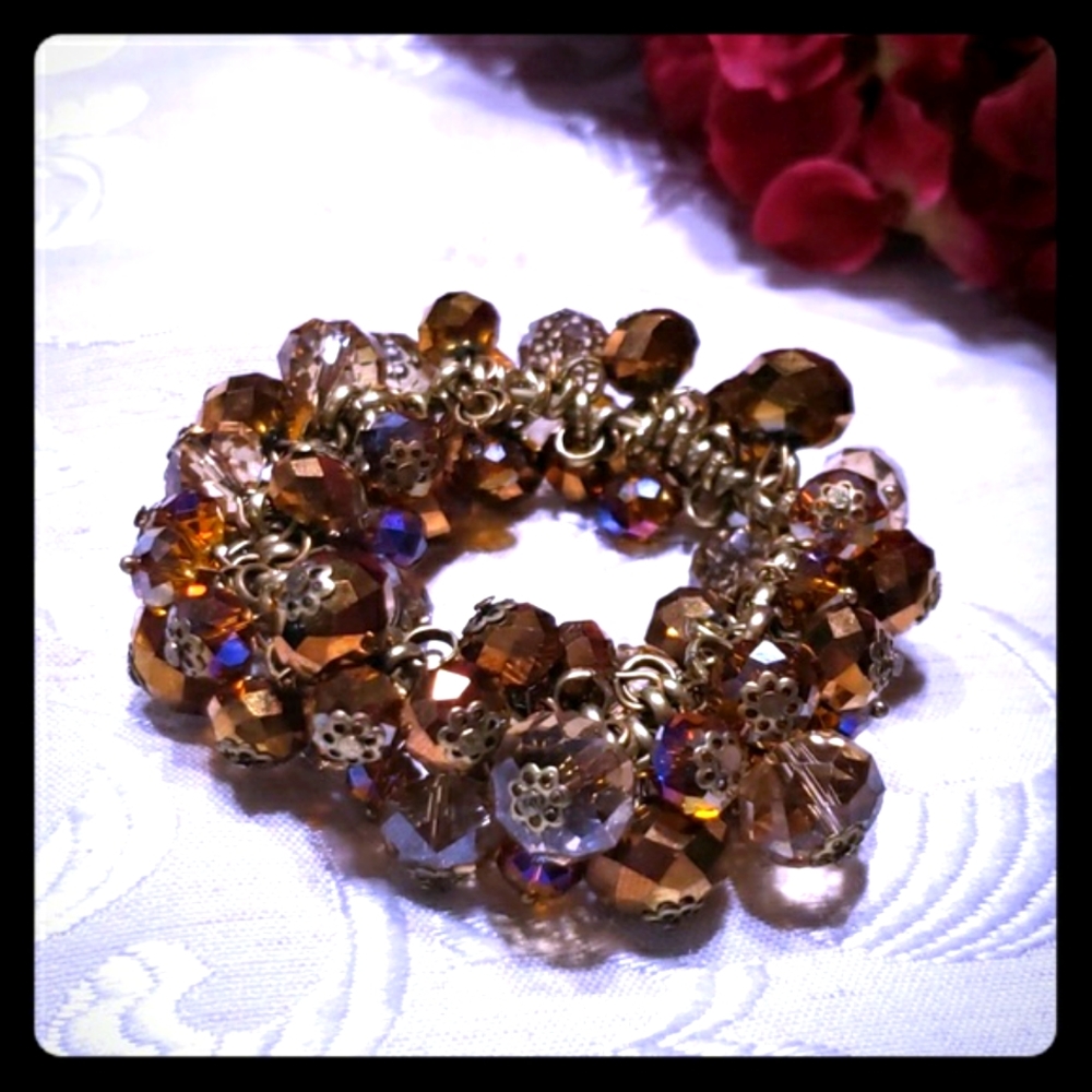 Beaded stretch bracelet scrunchie 💥💥3/$10💥💥